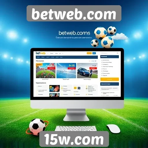 Interface usuário do betweb.com e sua facilidade de navegação